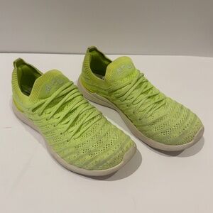 APL TechLoom Lime Green Shoes 9